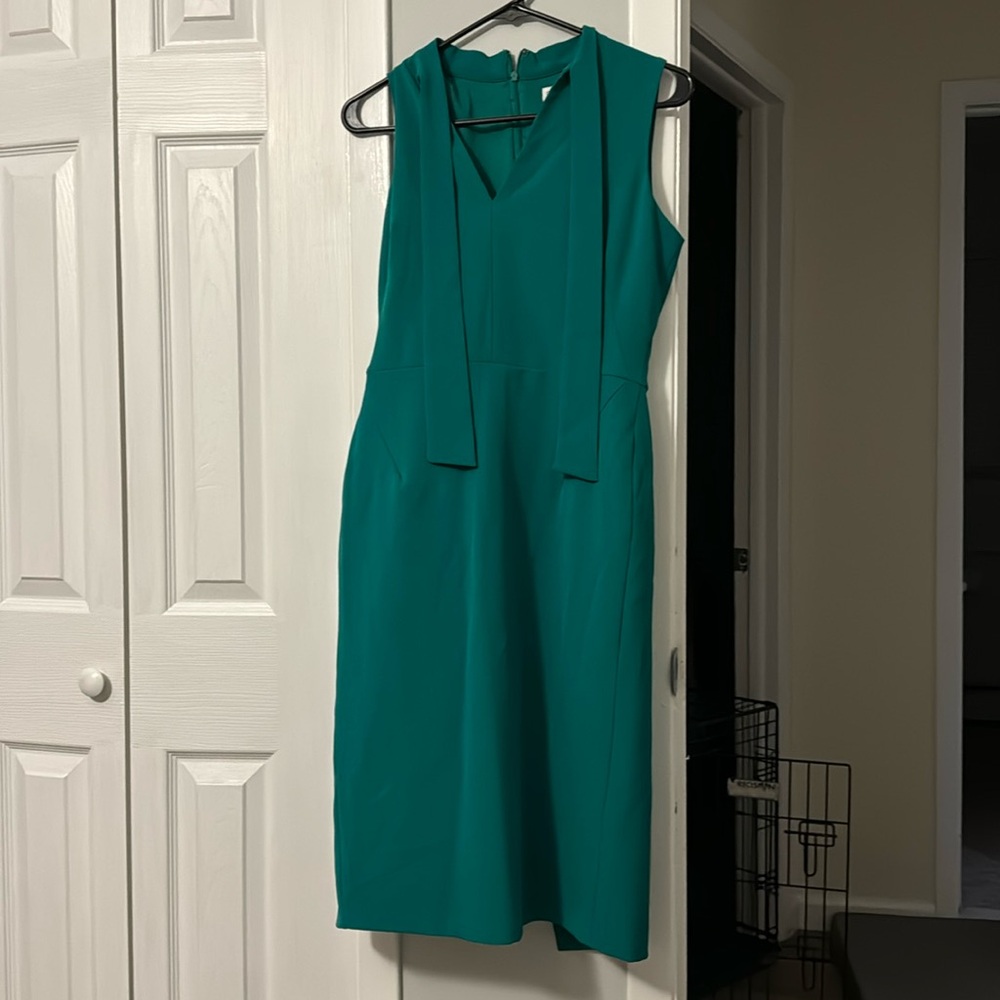 Calvin Klein size 10 green dress